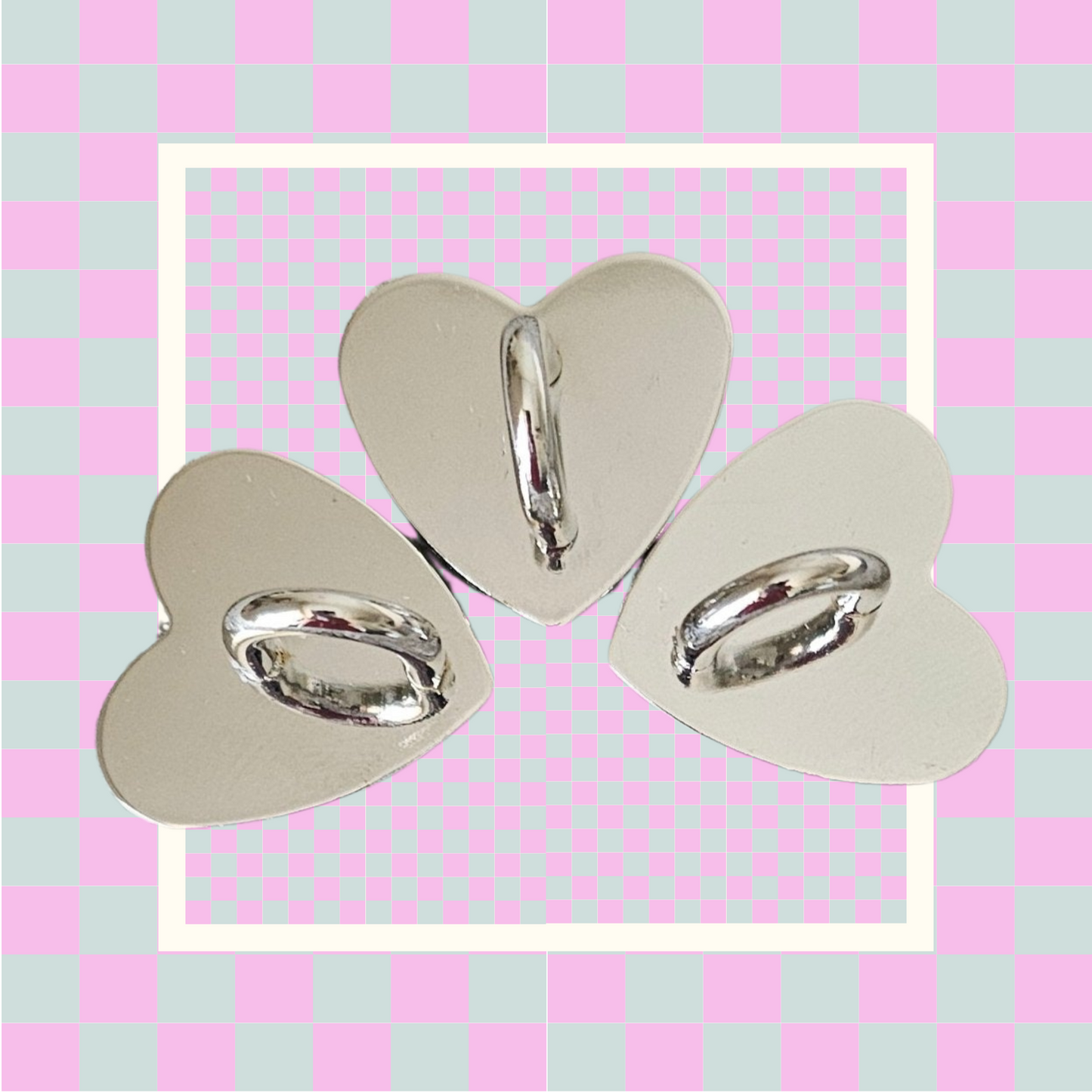 Adhesive Hearts for Tumbler/Phone/iPad 3pk