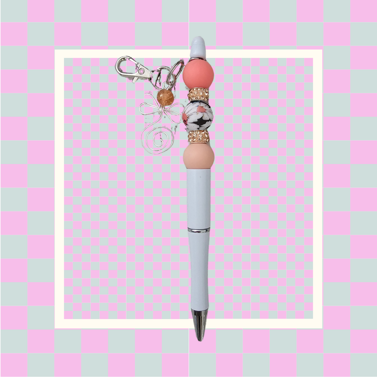 Pen- Silicone Beaded Pen