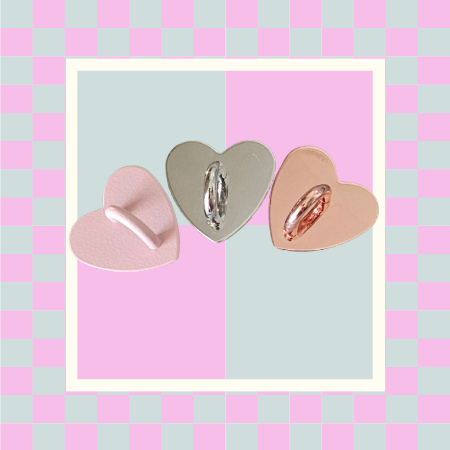 Adhesive Hearts for Tumbler/Phone/iPad 3pk