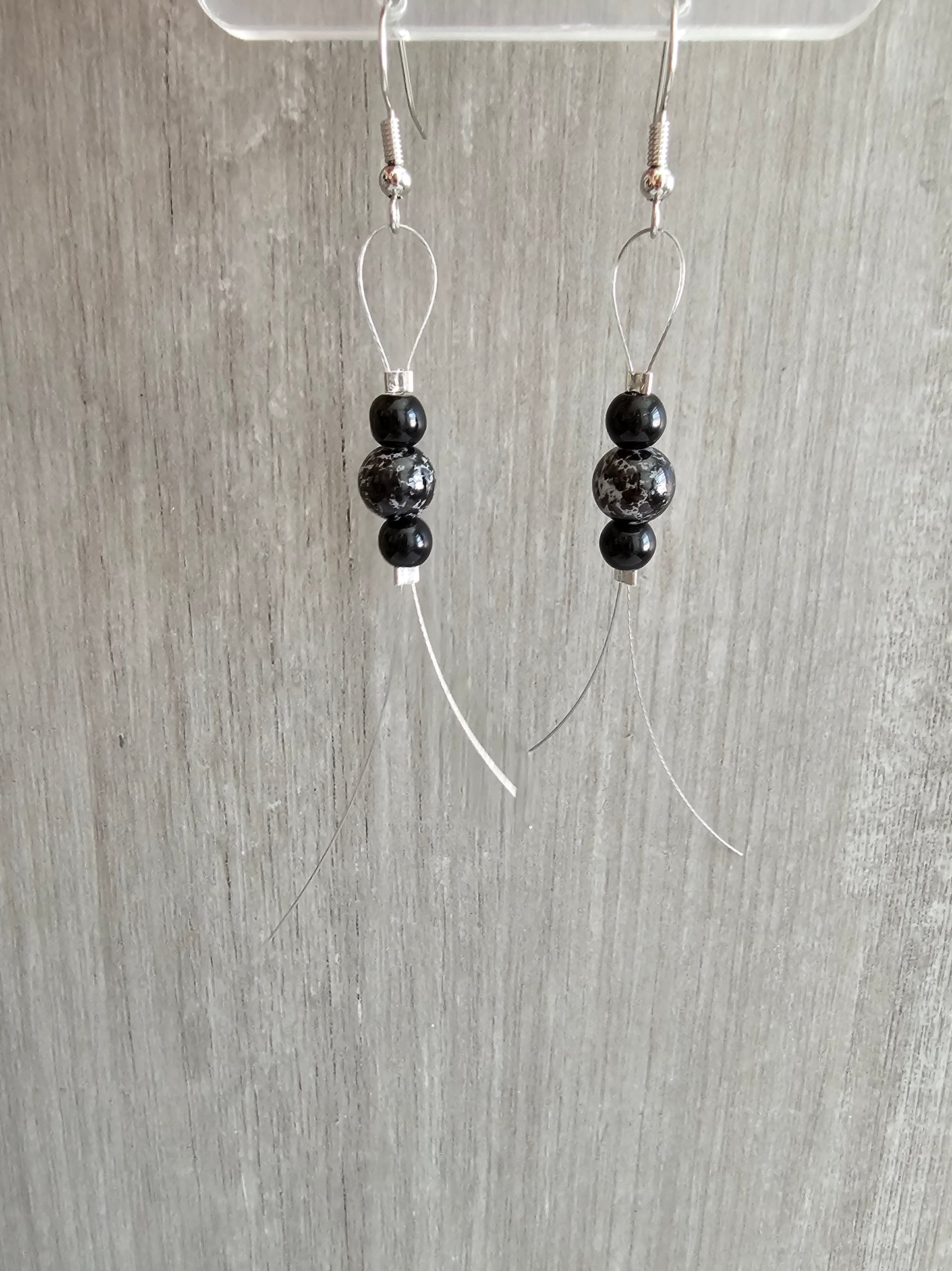 Handmade Dangle Beaded Earrings