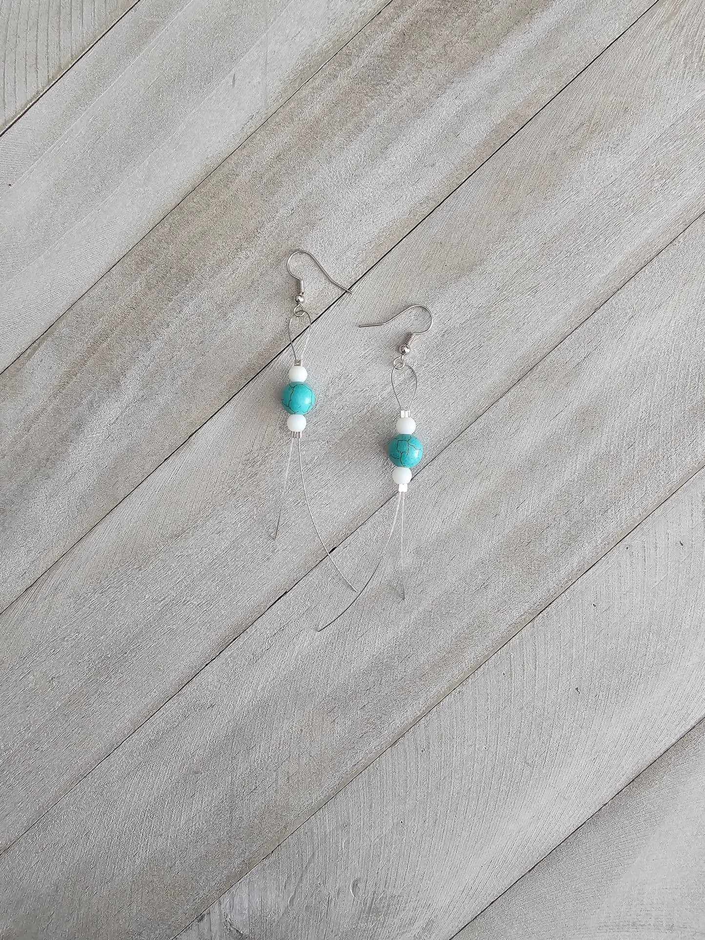 Handmade Dangle Beaded Earrings