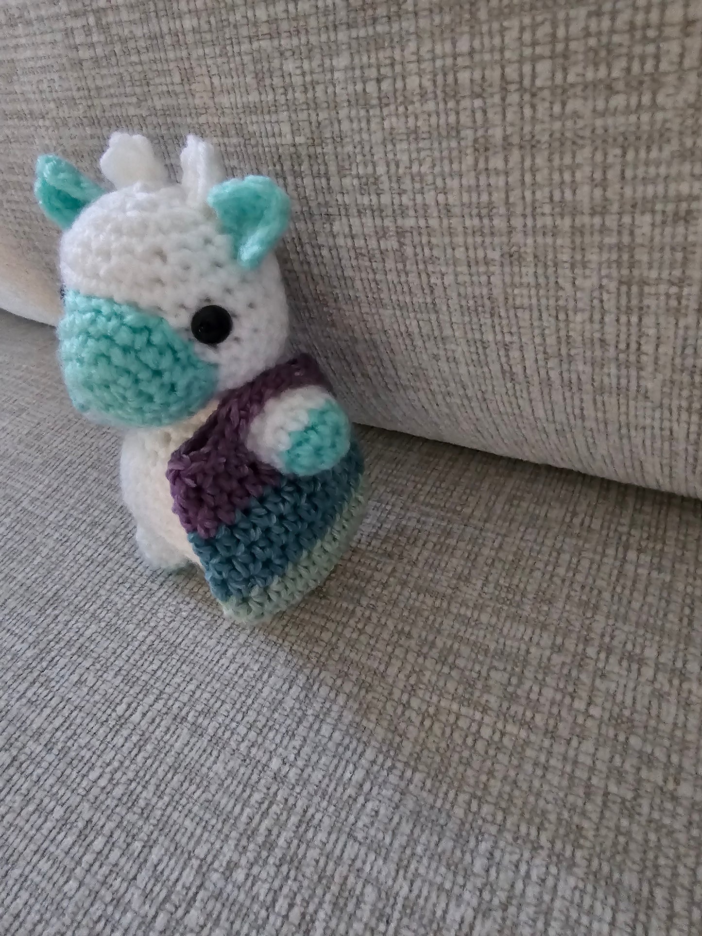 Crochet Mini Cow with Purse