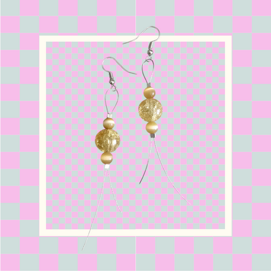 Handmade Dangle Beaded Earrings
