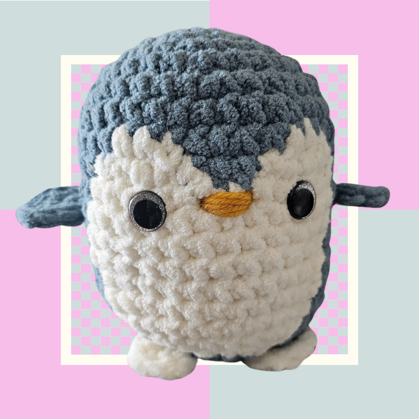 Crochet Blue Penguin