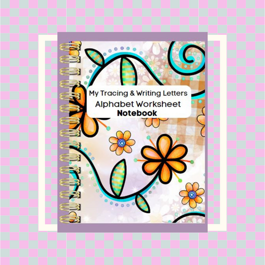 Digital Product/KIDS My Digital Tracing and Writing Letters Alphabet Worksheets Notebook Journal- Digital Product