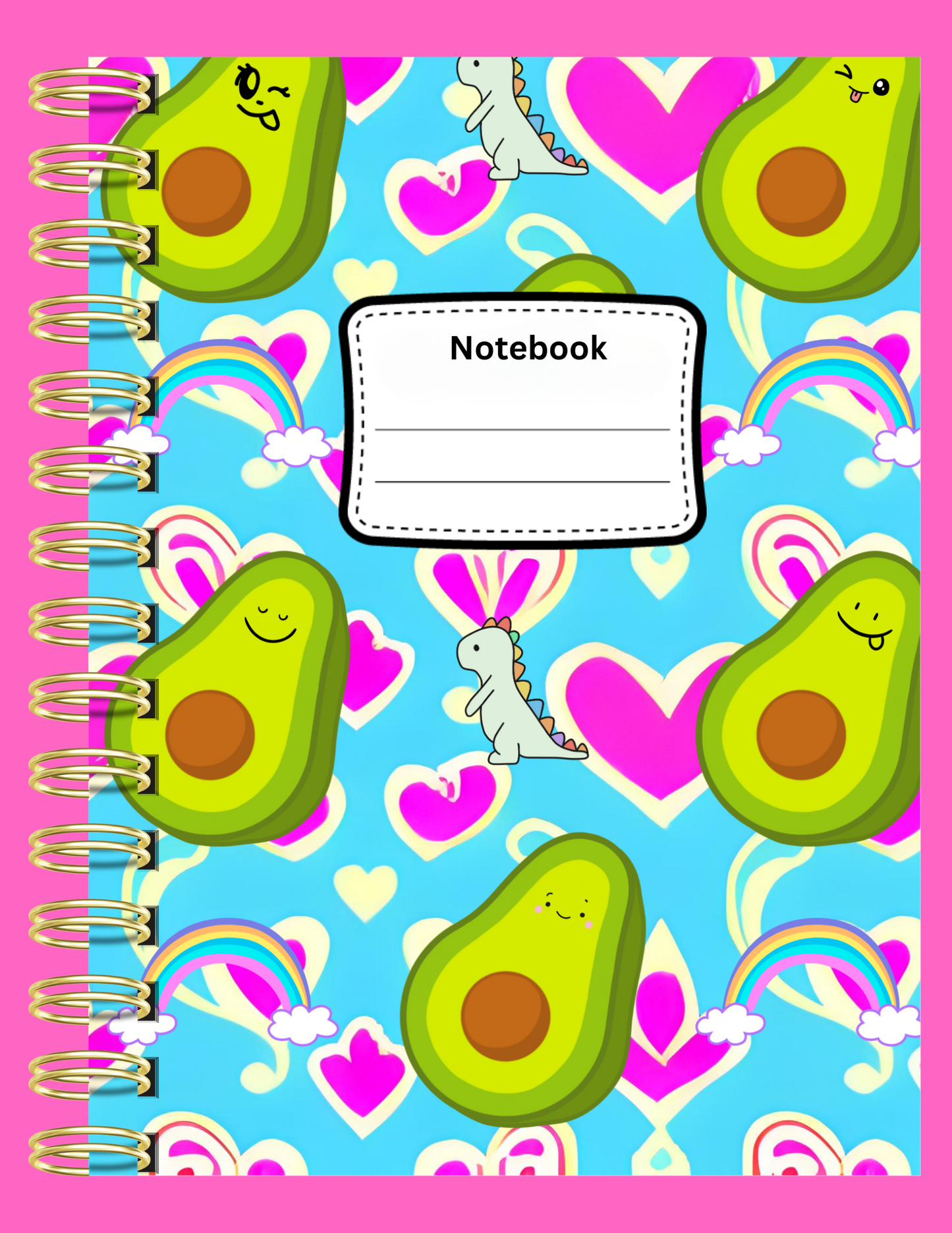 Digital Product | Avocado Lover Digital Notebook Journal | Goodnotes Compatible for iPhone | Digital Download | Goodnotes for Android