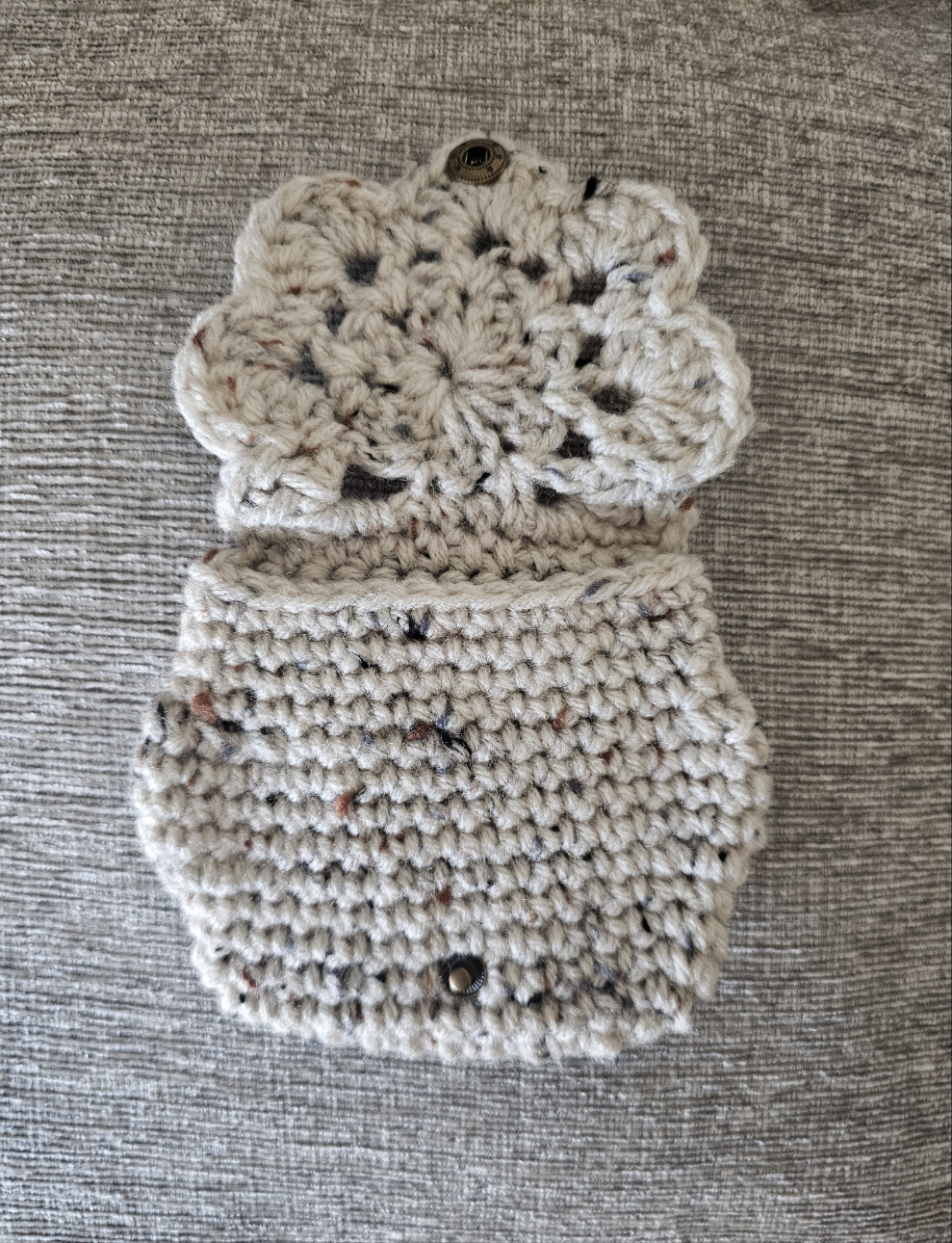 Crochet Little Coin Purse with Snaps