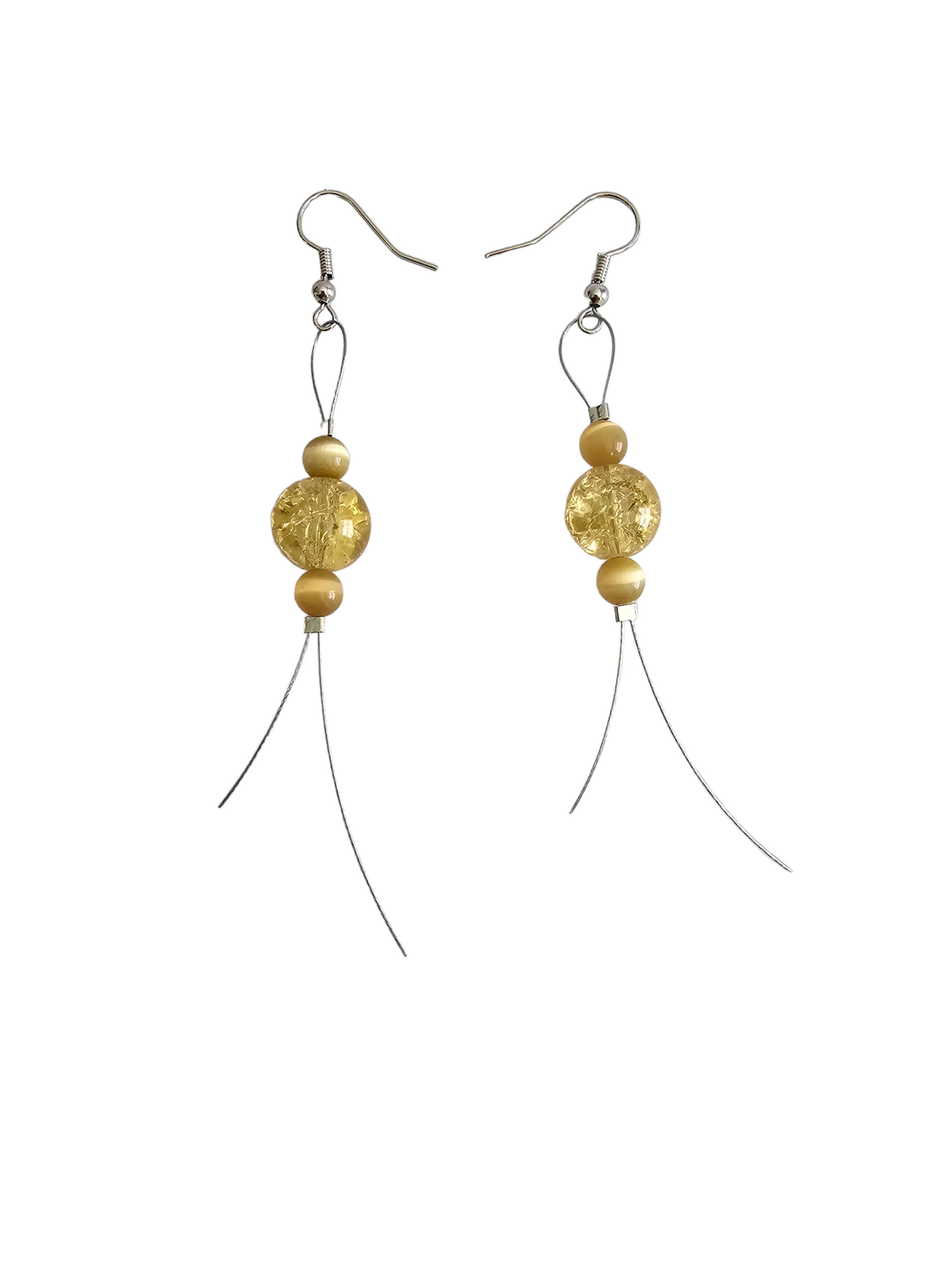 Handmade Dangle Beaded Earrings