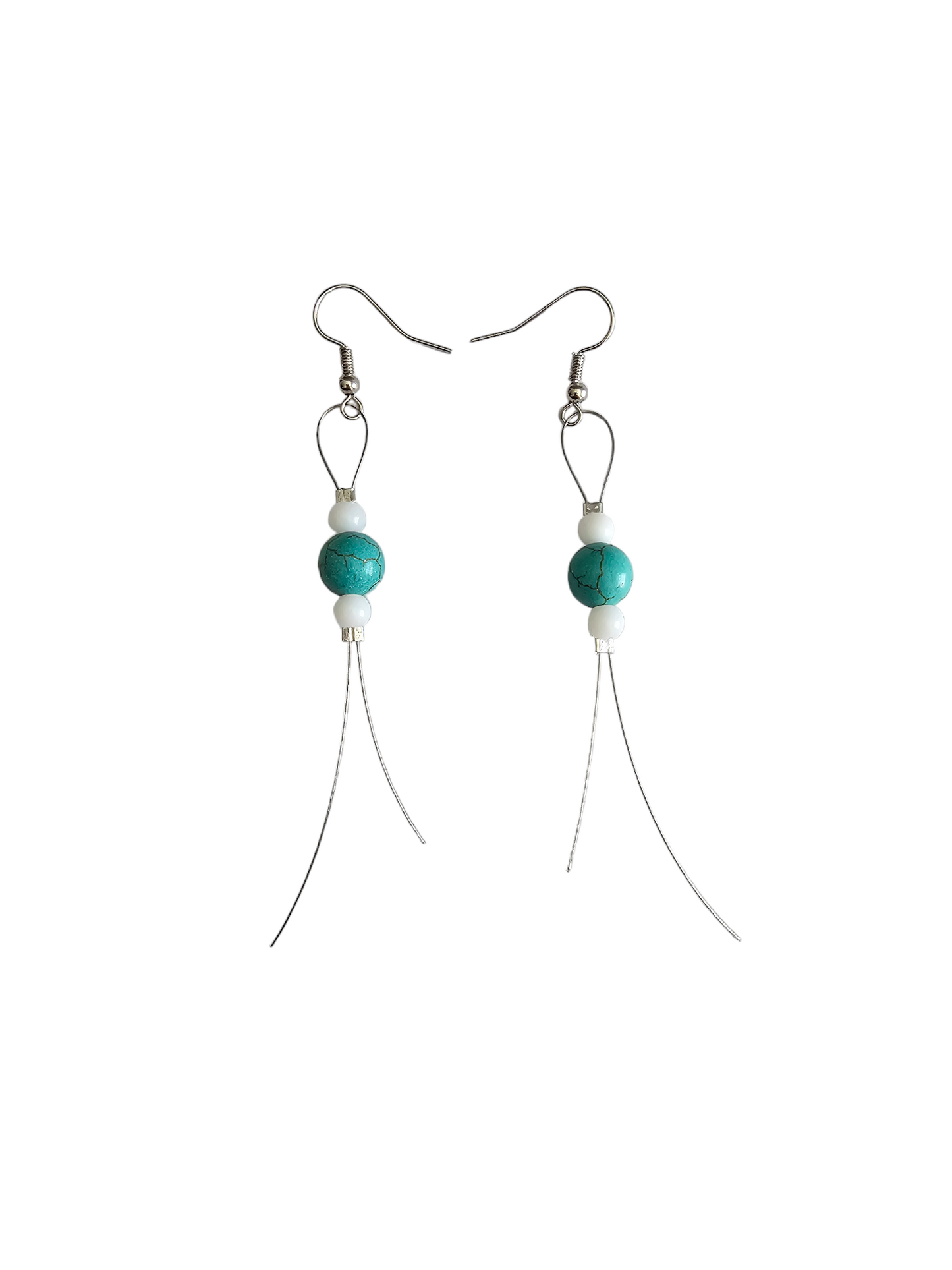 Handmade Dangle Beaded Earrings