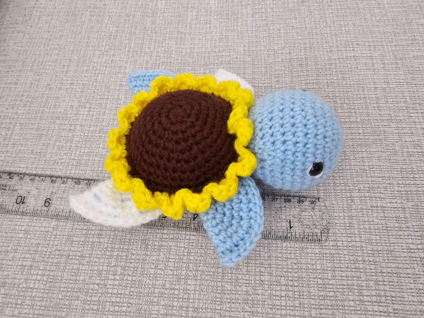 Crochet Baby Sunflower Turtle
