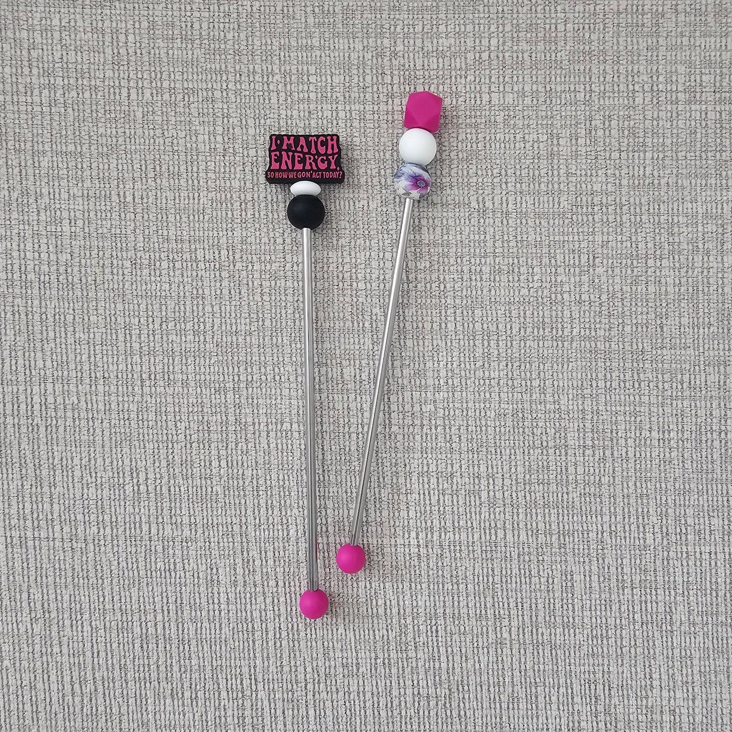 Amigurumi Sticks - I Match Energy, So How We Gon Act Today Focal