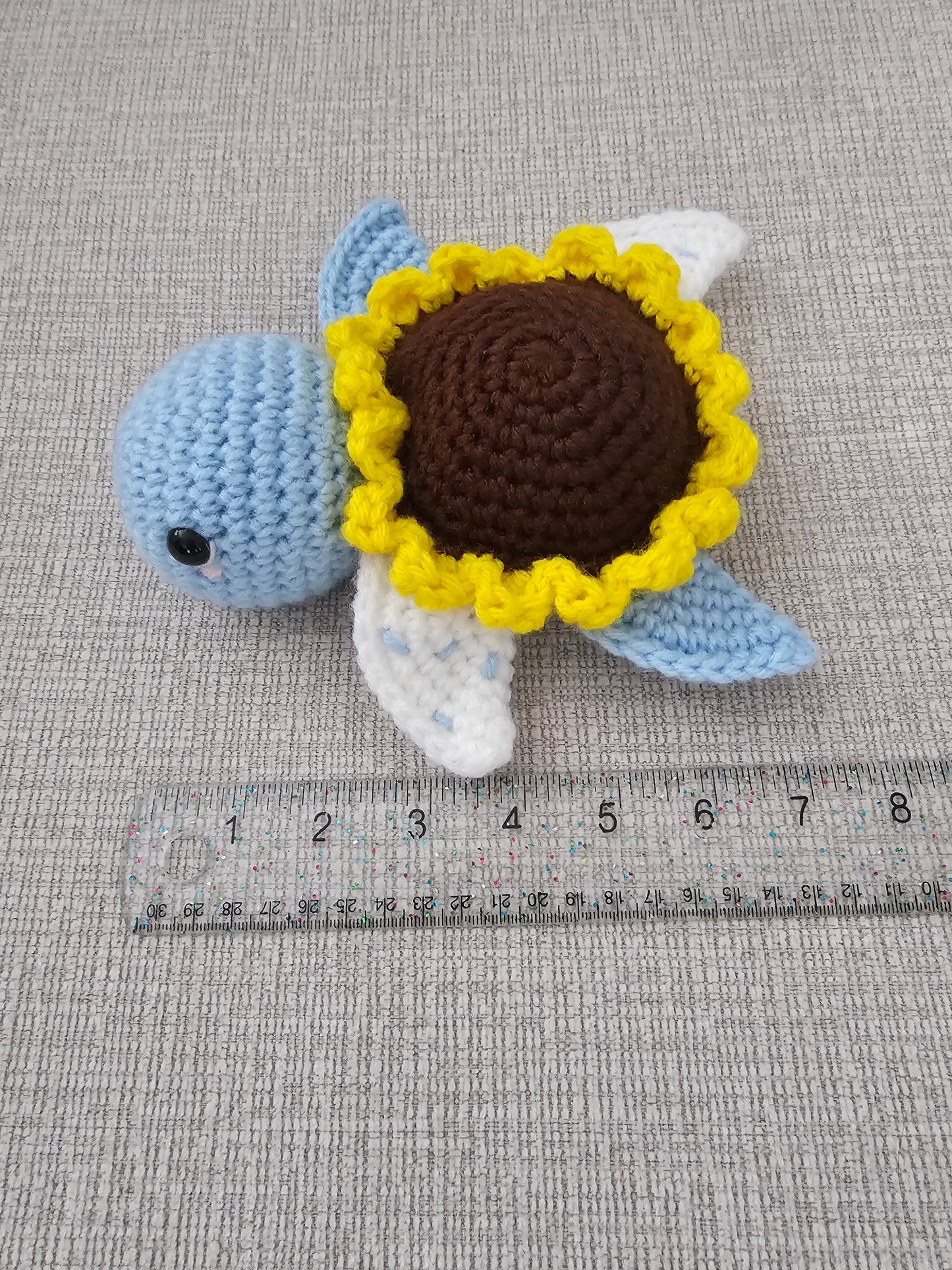 Crochet Baby Sunflower Turtle