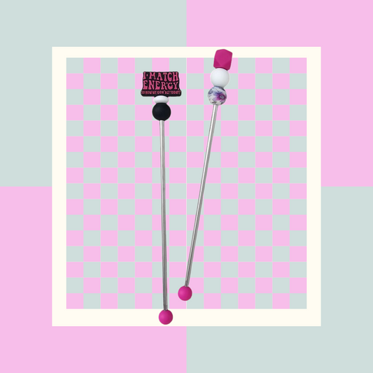 Amigurumi Sticks - I Match Energy, So How We Gon Act Today Focal