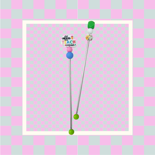 Amigurumi Sticks - Coffee Teach Repeat Focal