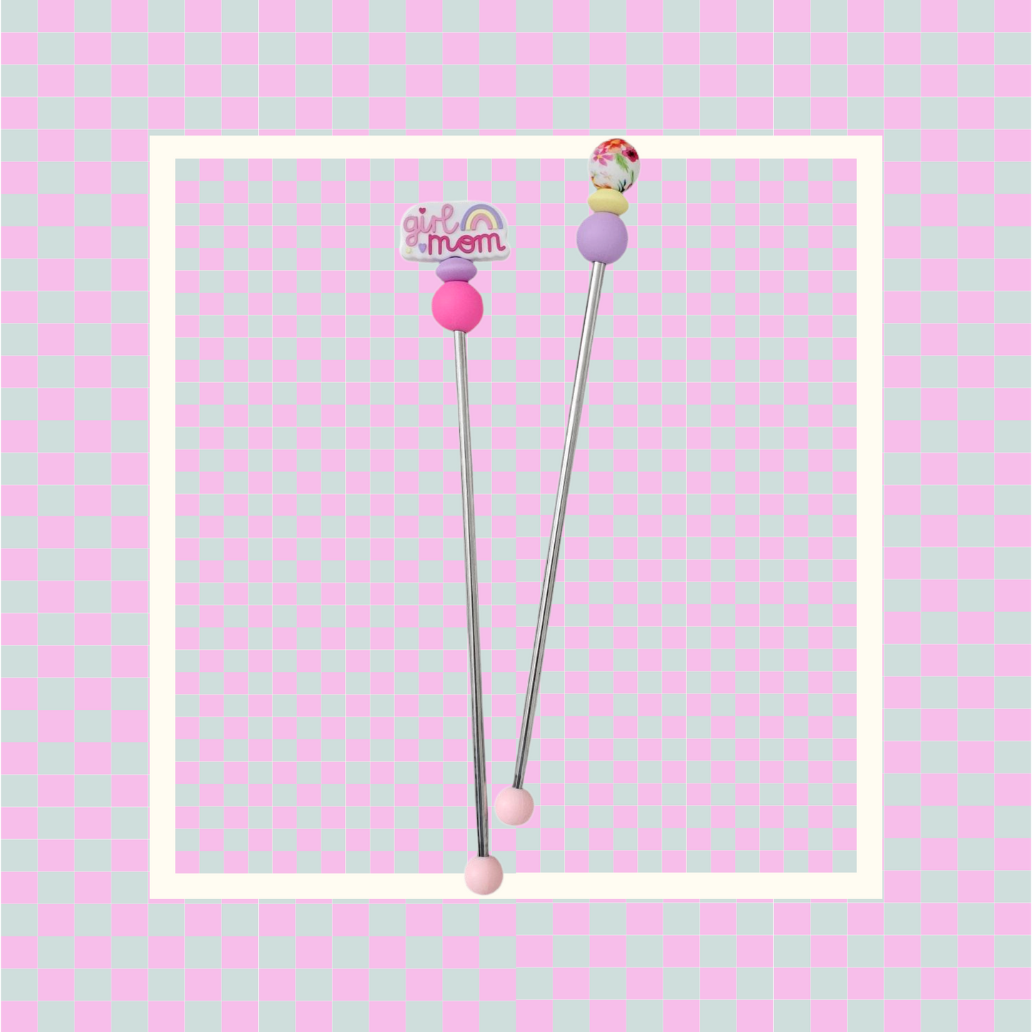 Amigurumi Sticks - Girl Mom Focal