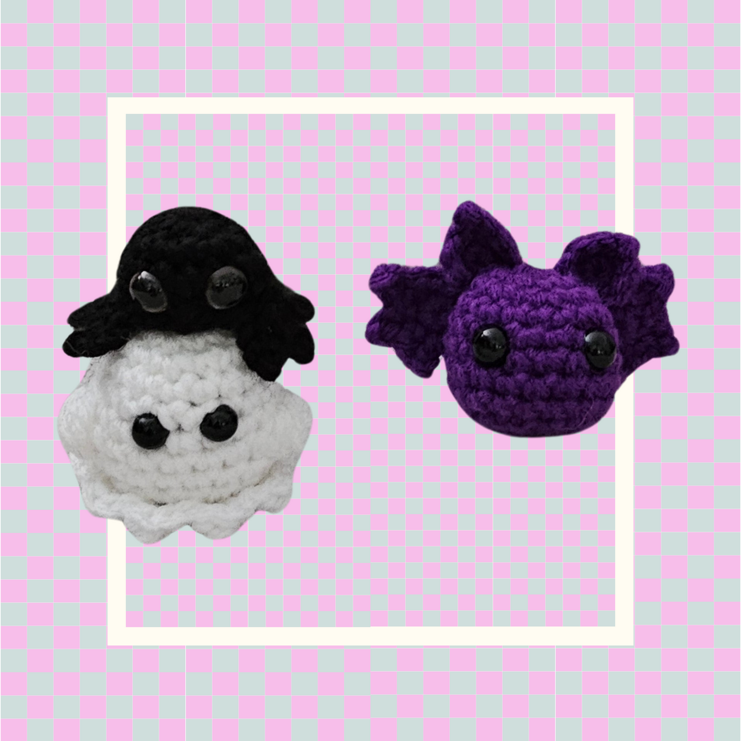 Micro Crochet Ghost/Bat/Spider Bundle