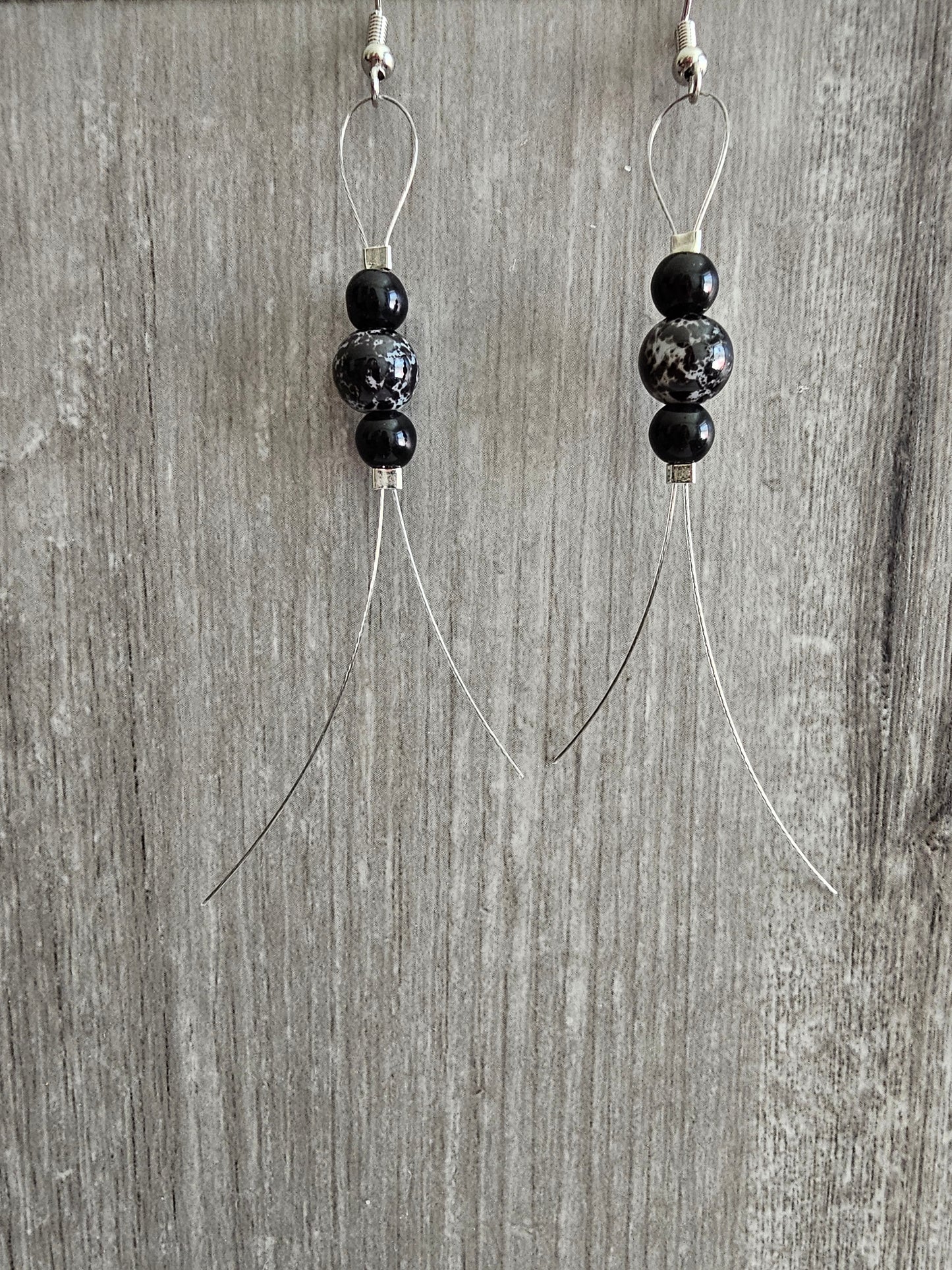 Handmade Dangle Beaded Earrings