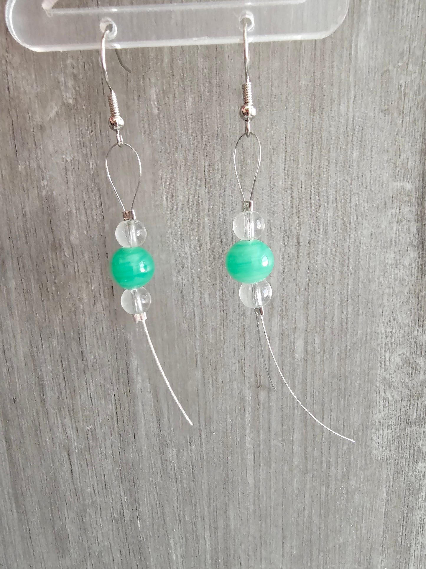 Handmade Dangle Beaded Earrings