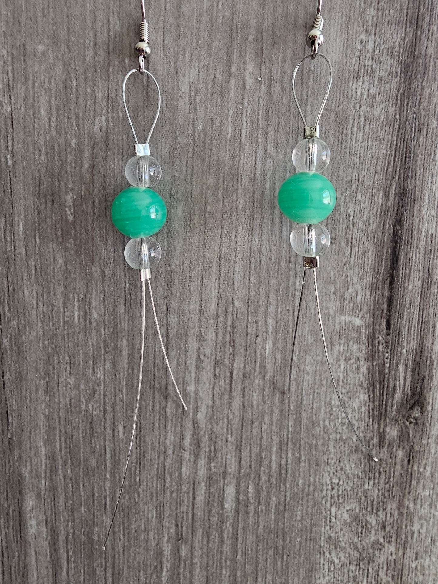 Handmade Dangle Beaded Earrings