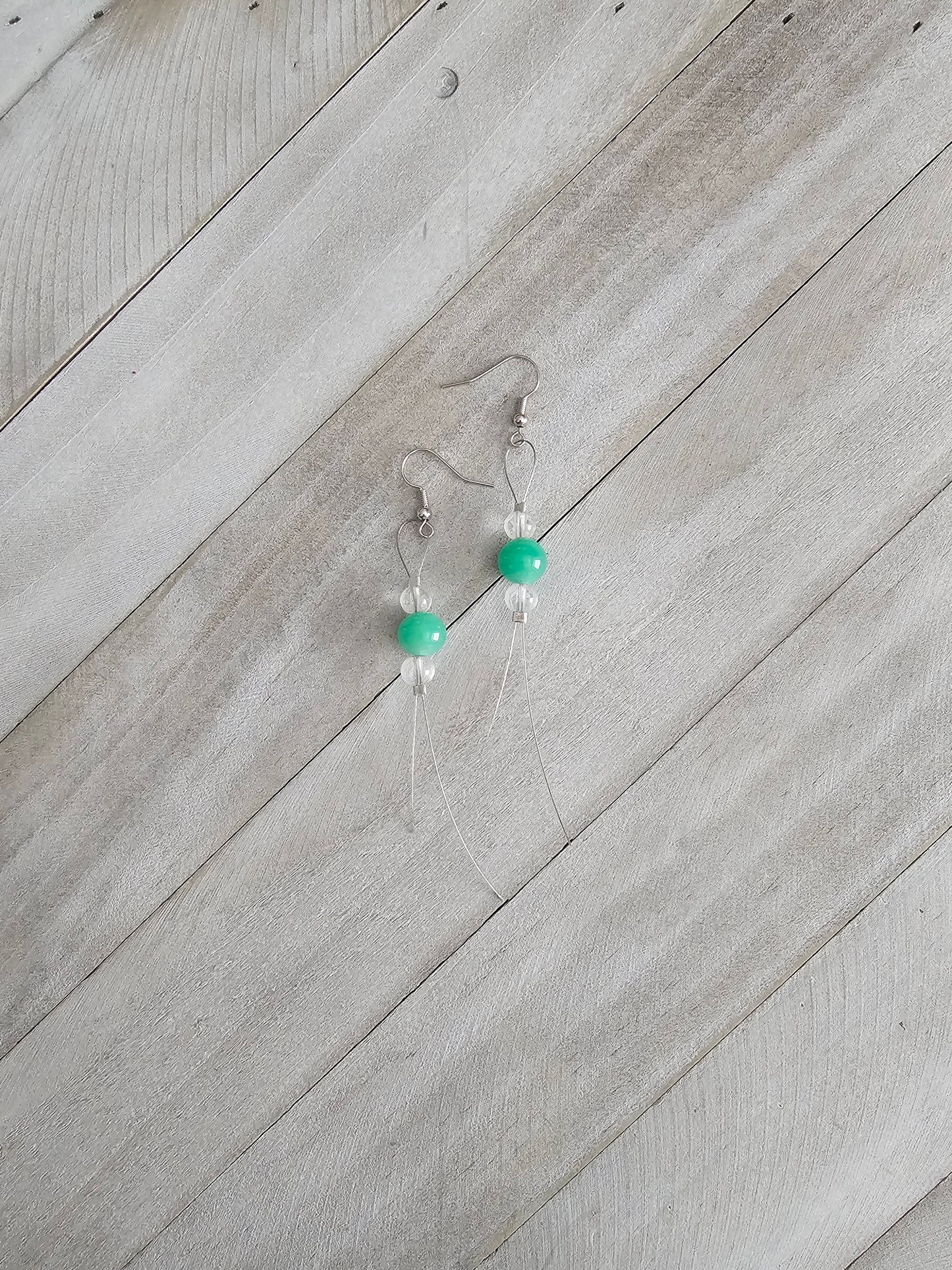 Handmade Dangle Beaded Earrings