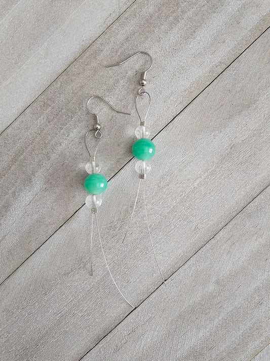 Handmade Dangle Beaded Earrings