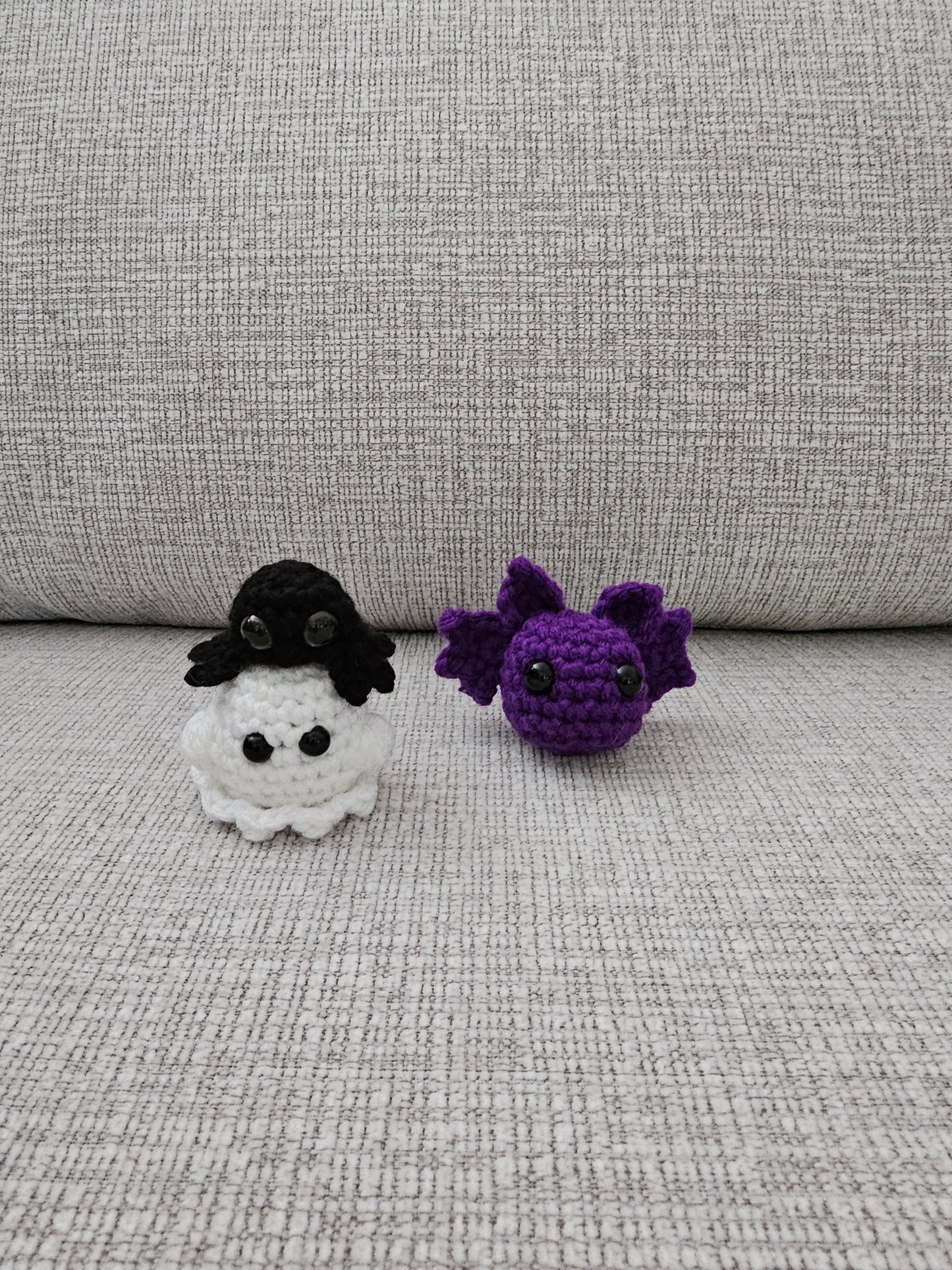 Micro Crochet Ghost/Bat/Spider Bundle