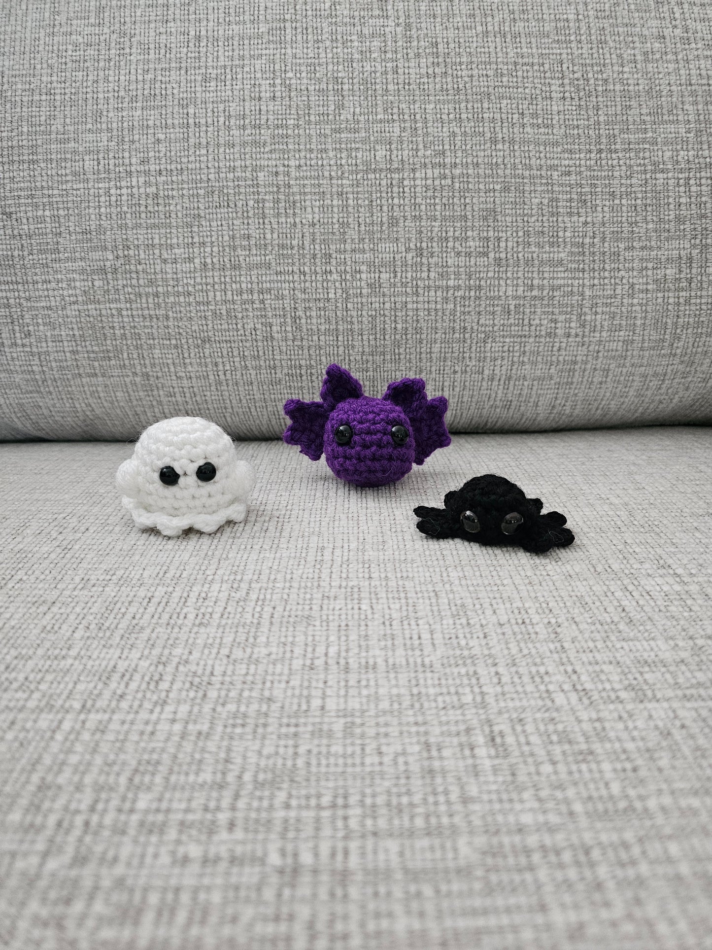 Micro Crochet Ghost/Bat/Spider Bundle