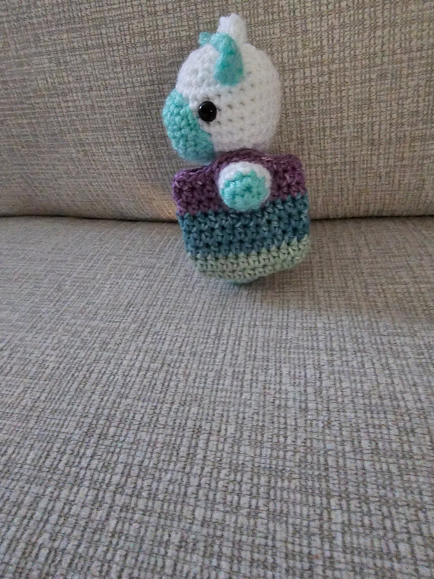 Crochet Mini Cow with Purse