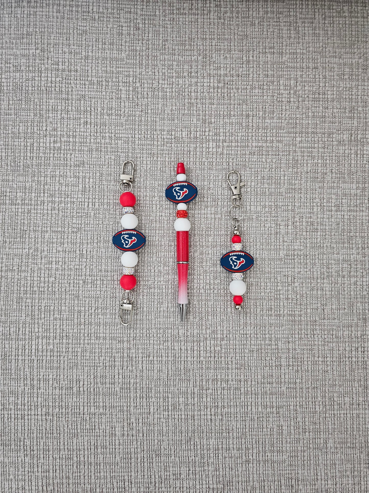 Texans Bundle- Phone Hand Strap/Pen/Keychain