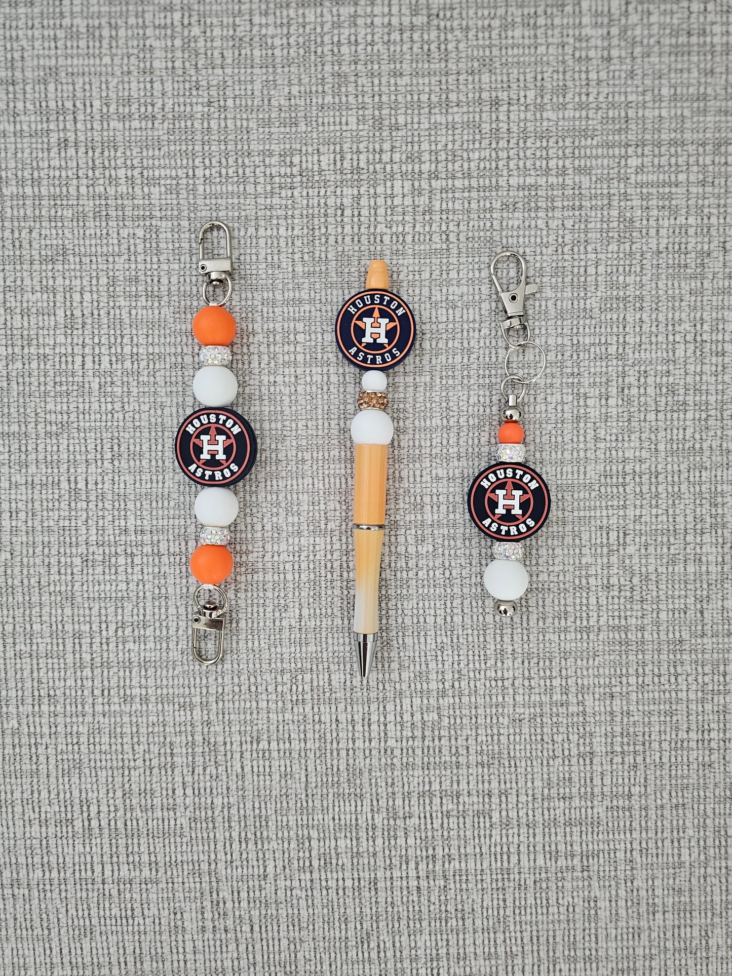 Astros Bundle- Phone Hand Strap/Pen/Keychain