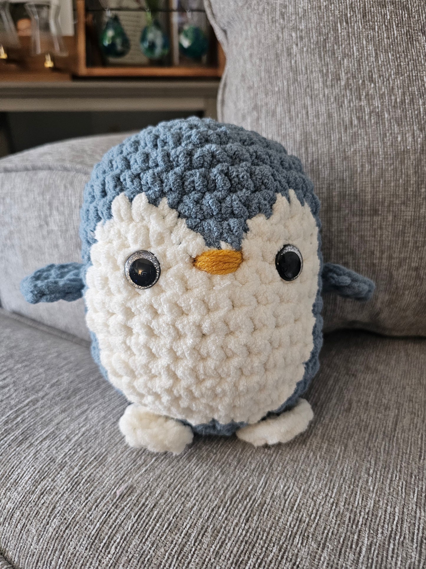 Crochet Blue Penguin