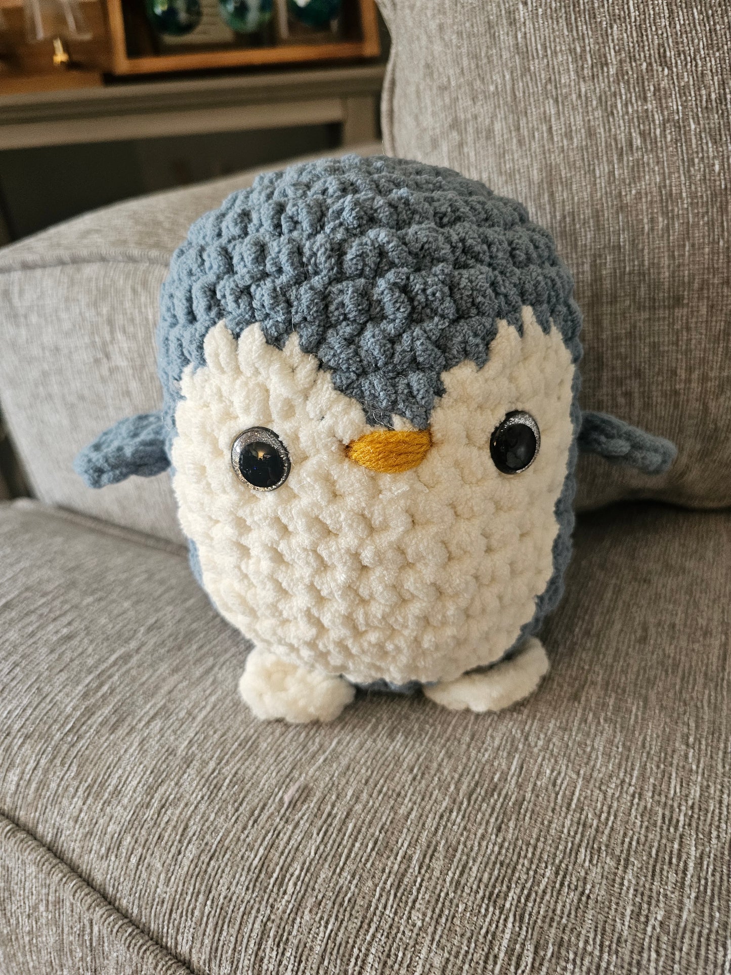 Crochet Blue Penguin