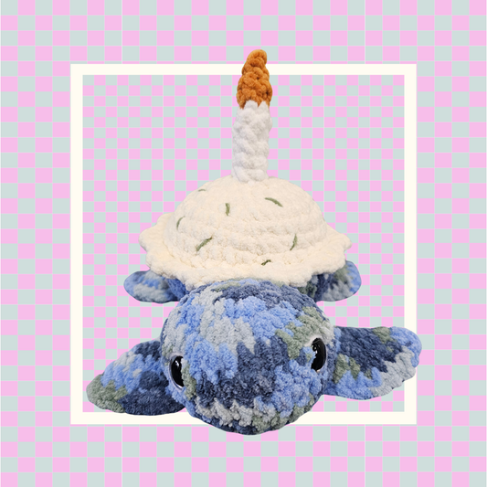 Crochet Cupcake Turtle