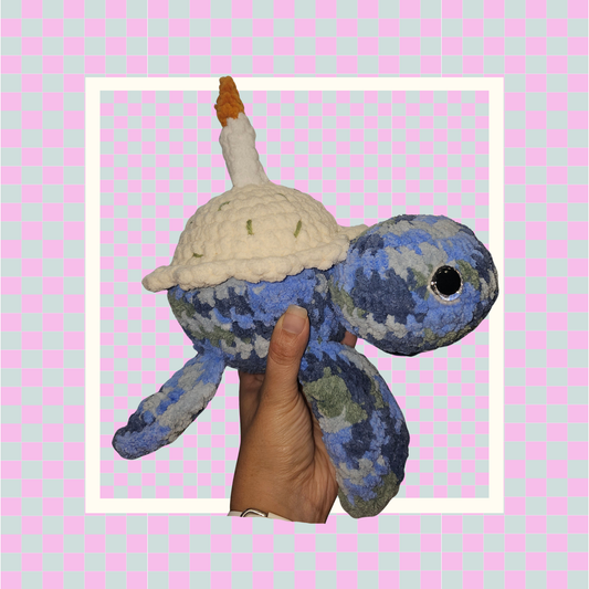 Crochet Cupcake Turtle