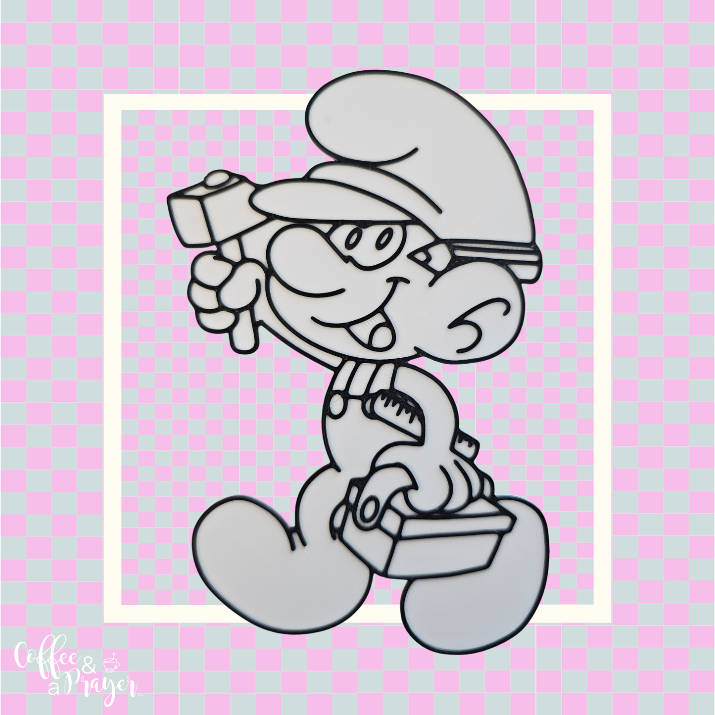3D Coloring Panel STL | DIGITAL DOWNLOAD |