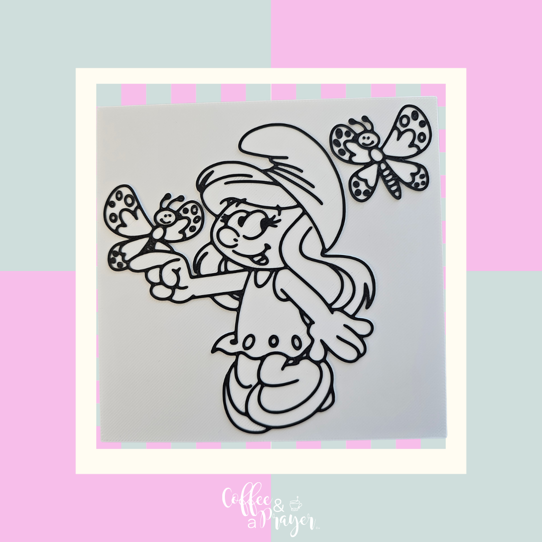 3D Coloring Panel STL | DIGITAL DOWNLOAD |