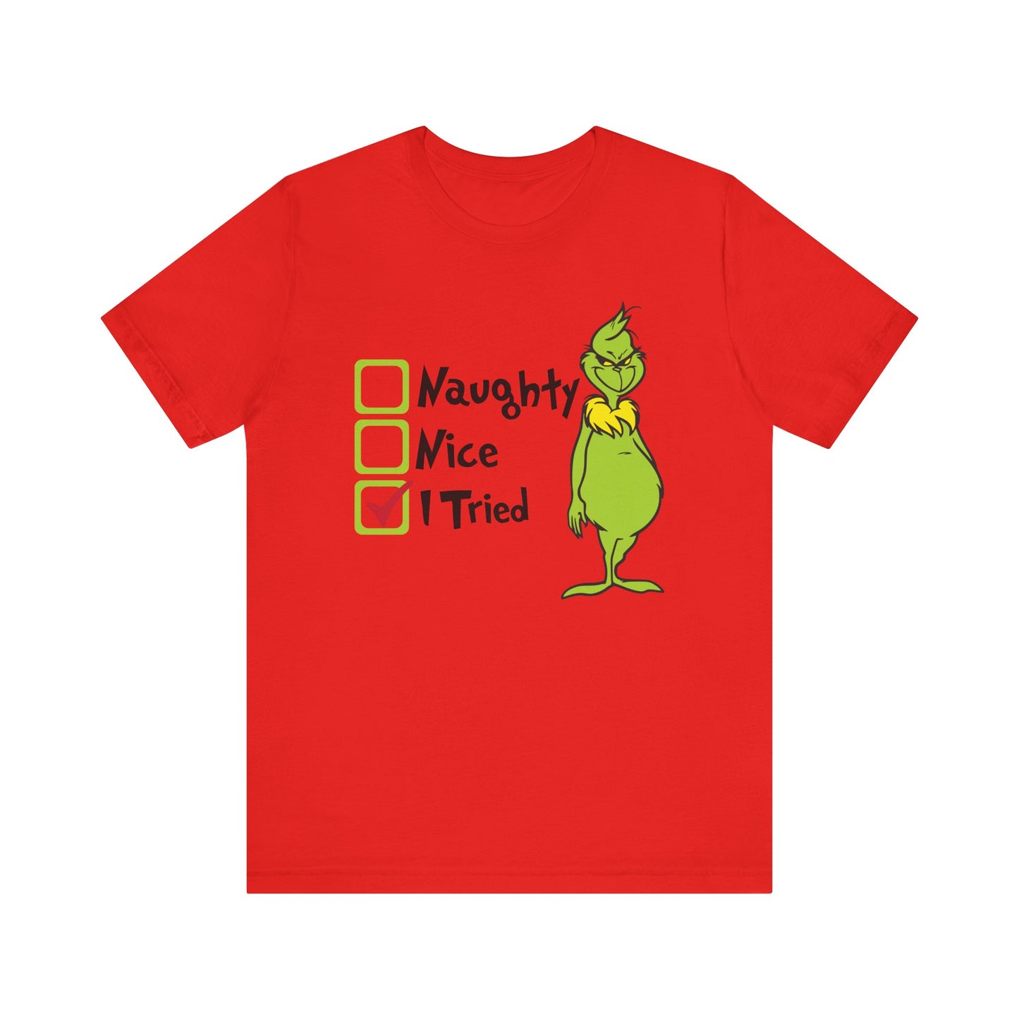 TEE-Naughty Nice I Tried Unisex Jersey Short Sleeve Tee