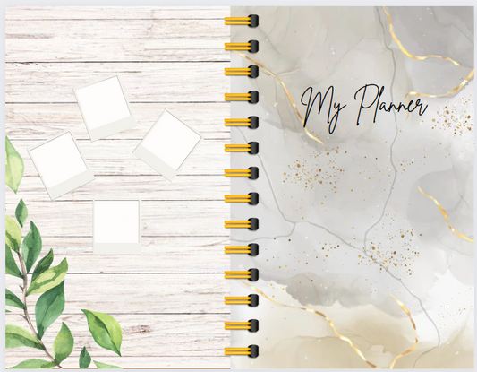 Digital Product/Marble Warm Tones Digital Planner- Digital Product