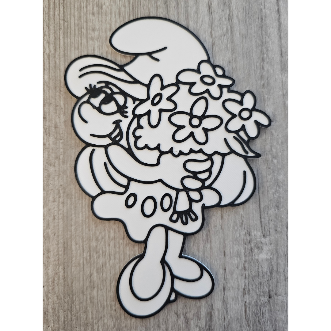 3D Coloring Panel STL | DIGITAL DOWNLOAD |