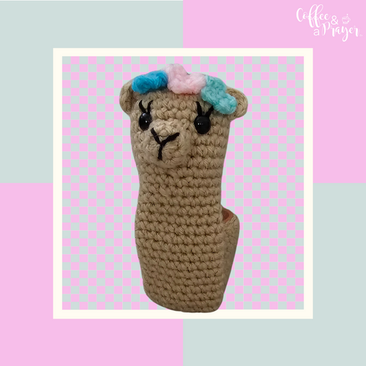 Crochet Alpaca Planter