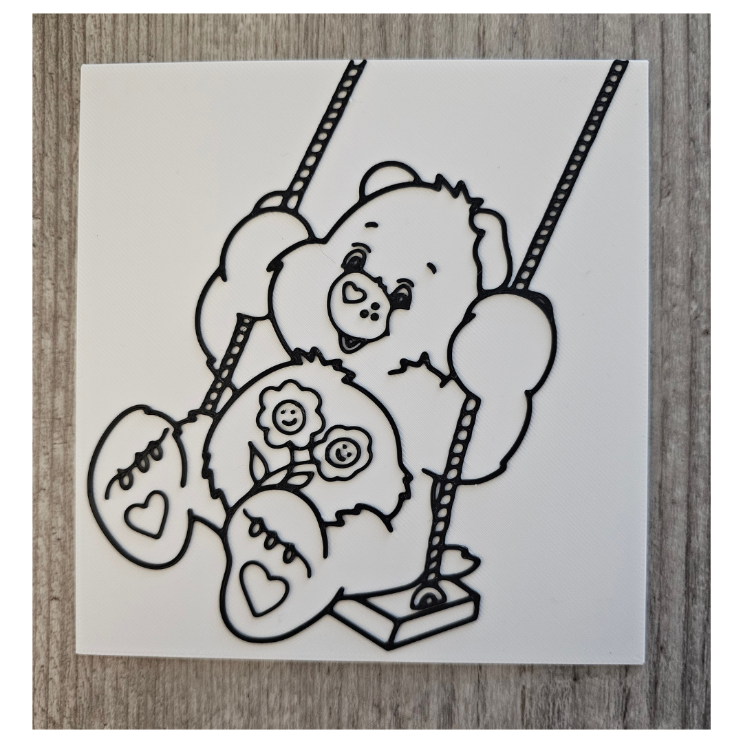 3D Print Coloring Panel STL File | DIGITAL DOWNLOAD | CB