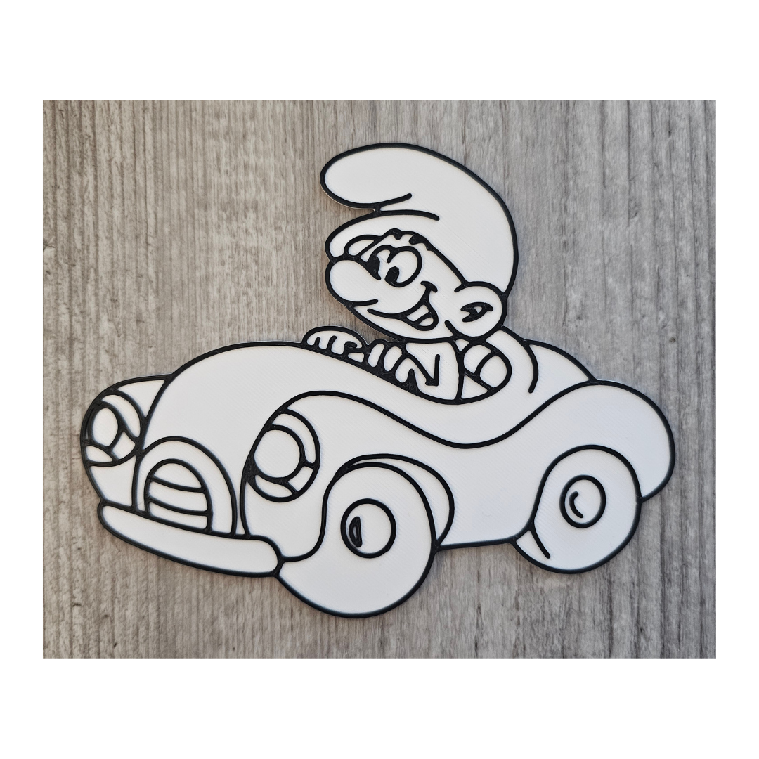 3D Coloring Panel STL | DIGITAL DOWNLOAD |