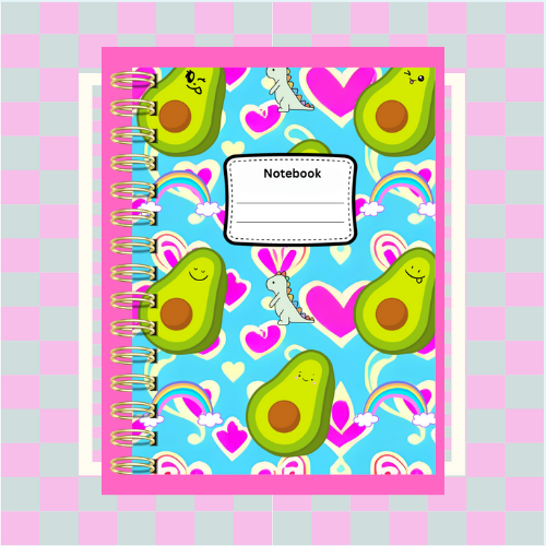 Digital Product |  Avocado Lover Digital Notebook Journal | Goodnotes Compatible for iPhone | Digital Download | Goodnotes for Android