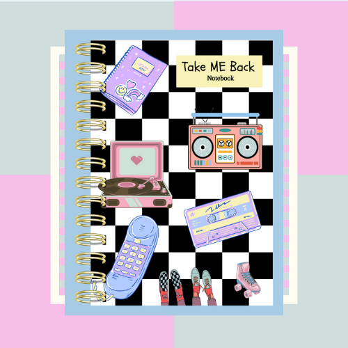Digital Product | Digital Upload Take ME Back Notebook- 2 page option | Goodnotes Compatible for iPhone | | Goodnotes for Android