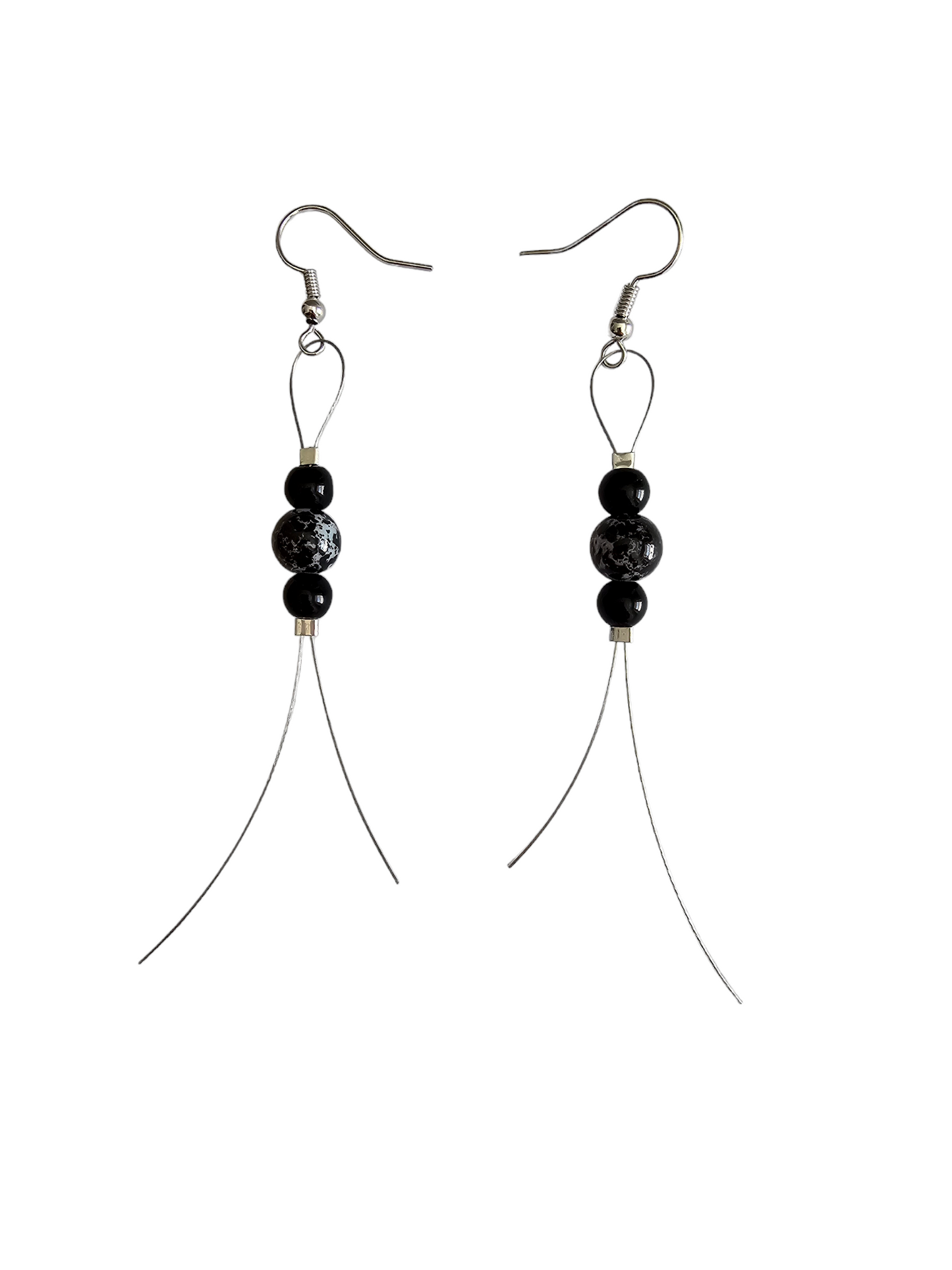 Handmade Dangle Beaded Earrings