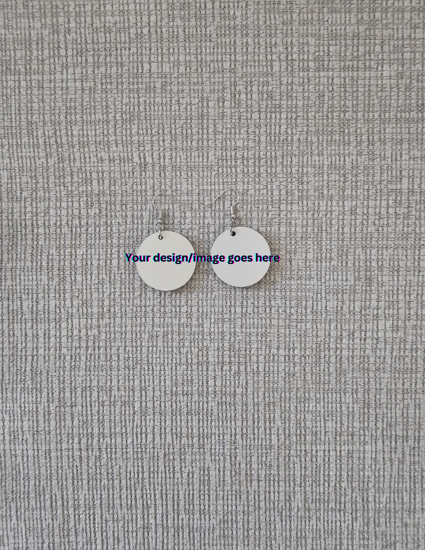 Earrings/Custom Round Earrings- Sublimation