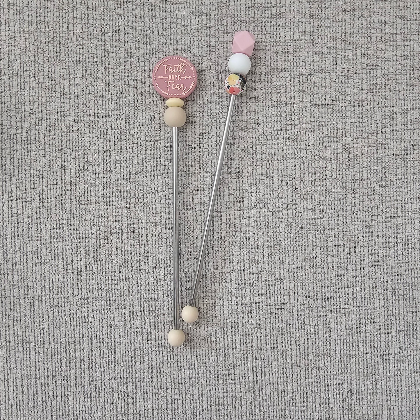 Amigurumi Sticks - Faith Over Fear Focal